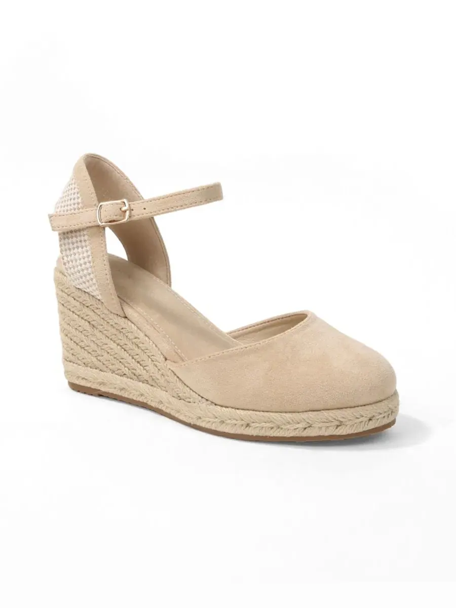 Женские эспадрильи-клинья с закрытым носком Marlene Jute-Wrapped Closed Toe BERNESS — 1