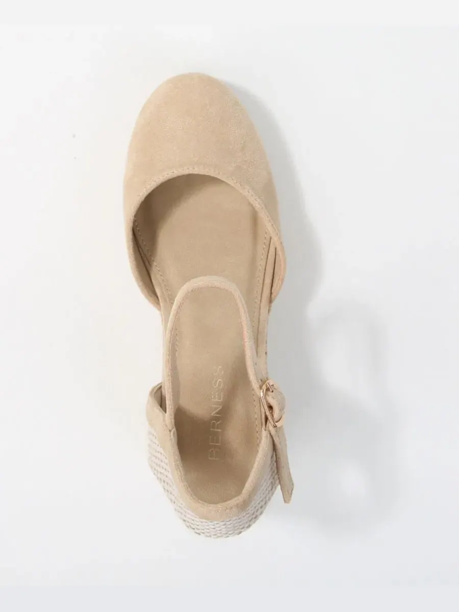 Женские эспадрильи-клинья с закрытым носком Marlene Jute-Wrapped Closed Toe BERNESS — 4