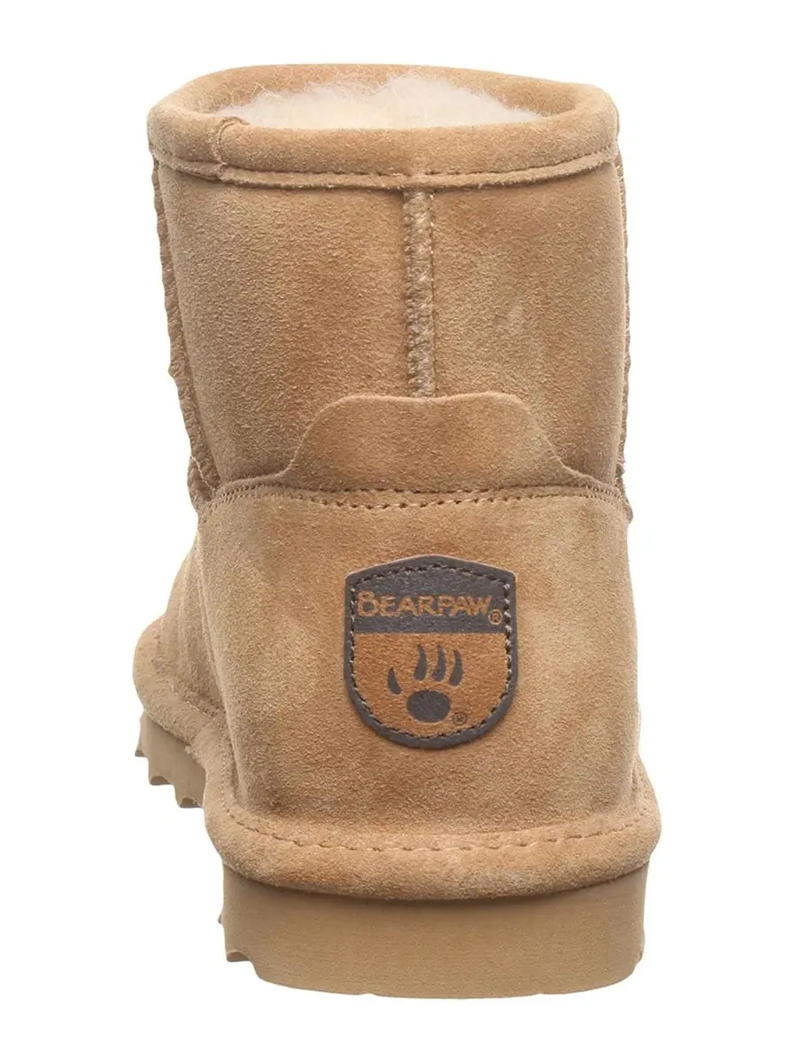 Женские ботильоны Alyssa на плоском ходу BEARPAW — изображение 3 из 8, айс кофе