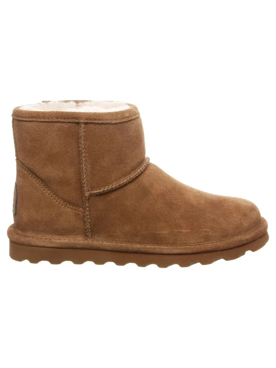 Женские ботинки Alyssa Solid Pull-On Ankle с замшевым верхом BEARPAW — изображение 2 из 4, хикори