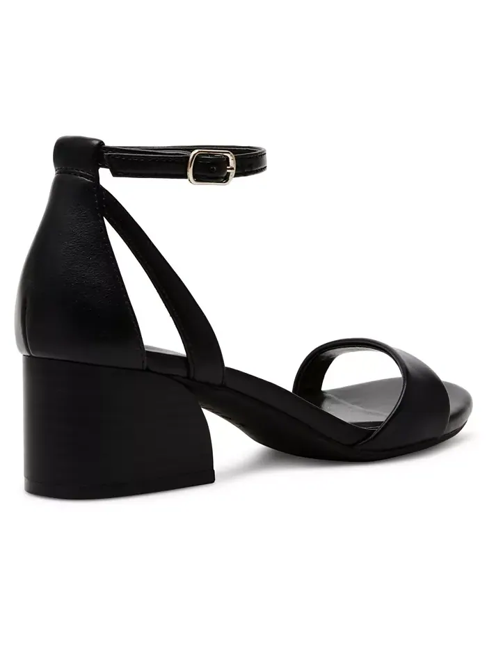 Женские босоножки Mia на блочном каблуке с ремешком на щиколотке Anne Klein — изображение 9 из 9, черный