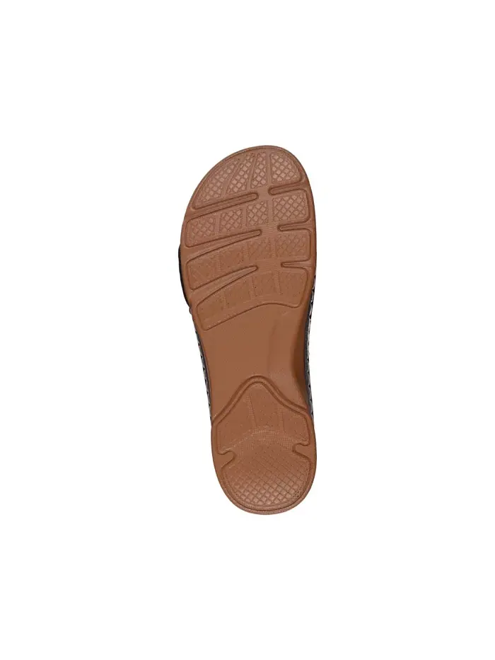 Женские плоские сандалии Honey Flower Rosette GC Shoes — изображение 5 из 5, черный