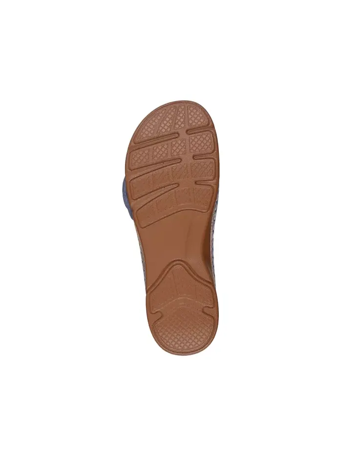 Женские плоские сандалии Honey Flower Rosette GC Shoes — изображение 5 из 5, синий