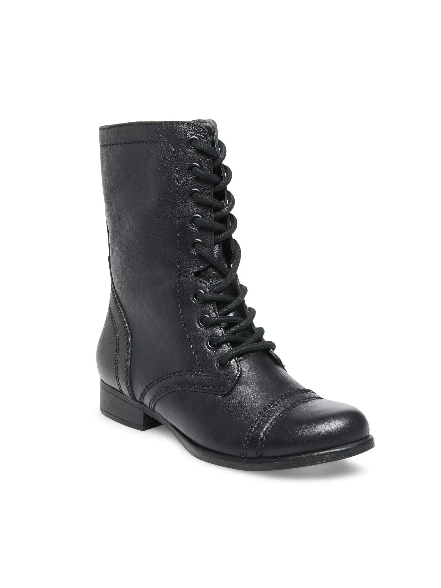 Мужские кожаные ботинки Troopah Steve Madden — изображение 1 из 1, черный