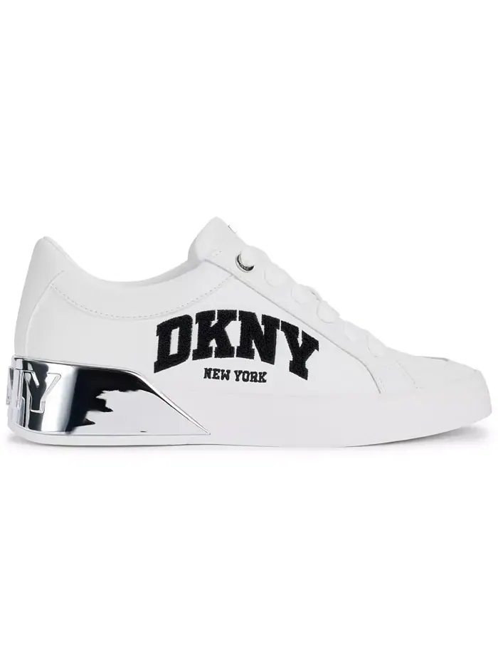 Женские кроссовки Maben Varsity на шнуровке DKNY — изображение 2 из 5, белый