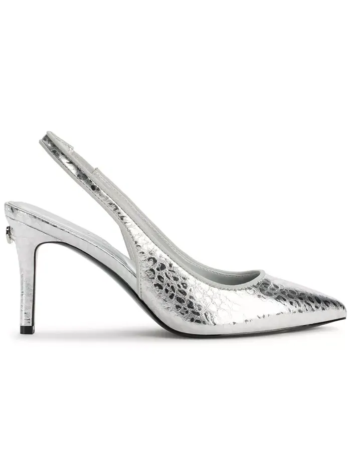 Женские туфли-лодочки Rosalyn Slingback KARL LAGERFELD PARIS — изображение 2 из 5, серебряный