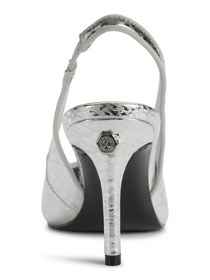 Женские туфли-лодочки Rosalyn Slingback KARL LAGERFELD PARIS — изображение 3 из 5, серебряный