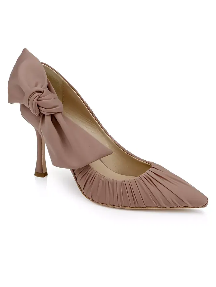 Женские вечерние туфли-лодочки Vanesa с бантом Badgley Mischka