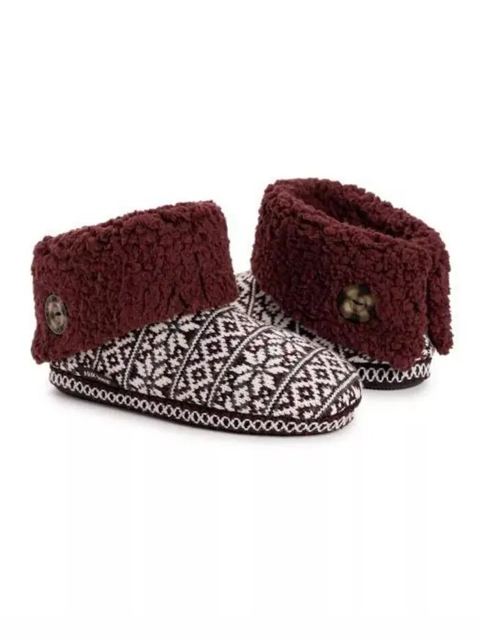 Женские тапочки Melinda MUK LUKS — изображение 3 из 3, бордовый