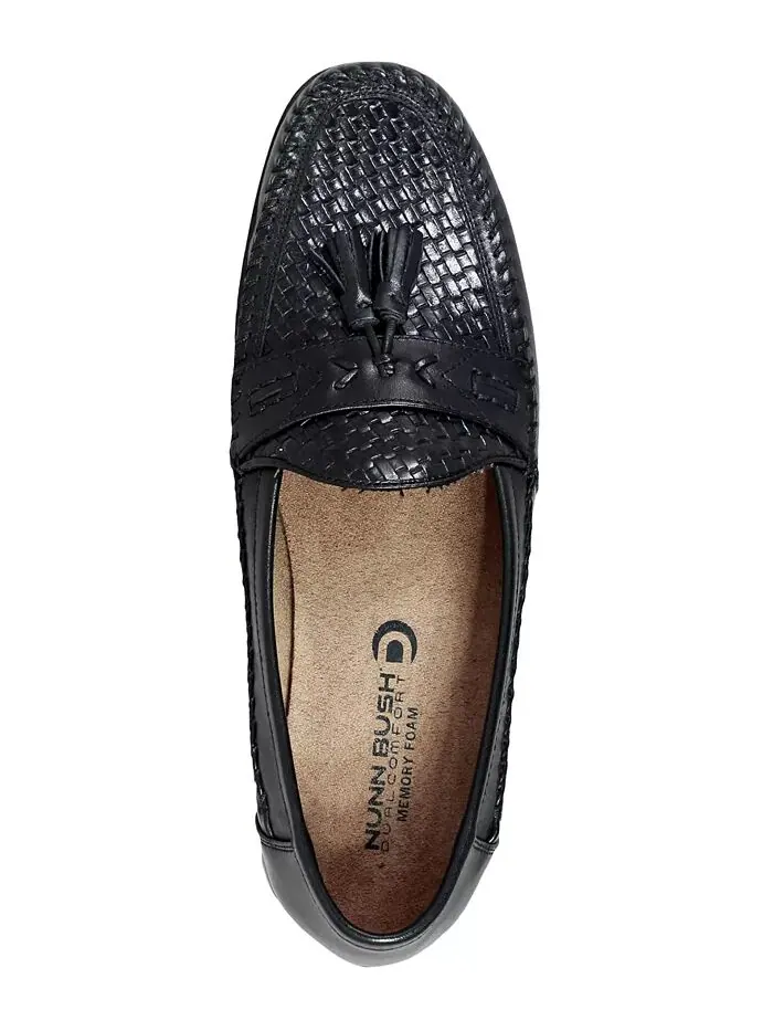 Мужские мокасины Strafford Woven Tassel Nunn Bush — изображение 3 из 7, черный