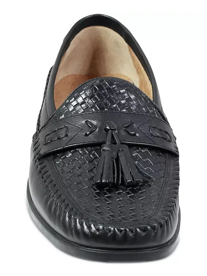 Мужские мокасины Strafford Woven Tassel Nunn Bush — изображение 6 из 7, черный