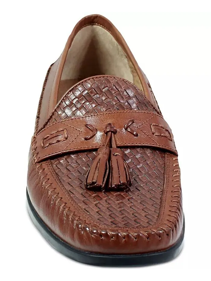Мужские мокасины Strafford Woven Tassel Nunn Bush — изображение 6 из 7, коричневый