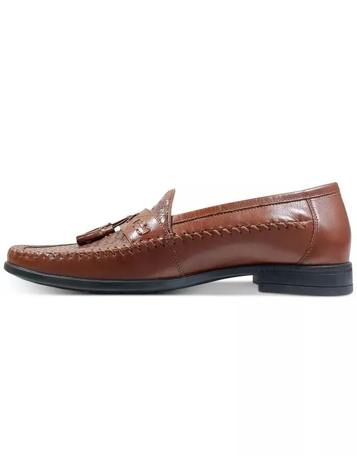 Мужские мокасины Strafford Woven Tassel Nunn Bush — изображение 7 из 7, коричневый