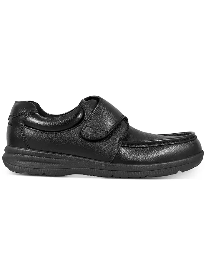 Мужские лоферы Cam-Strap Moc-Toe на легкой подошве Nunn Bush — изображение 2 из 7, черный