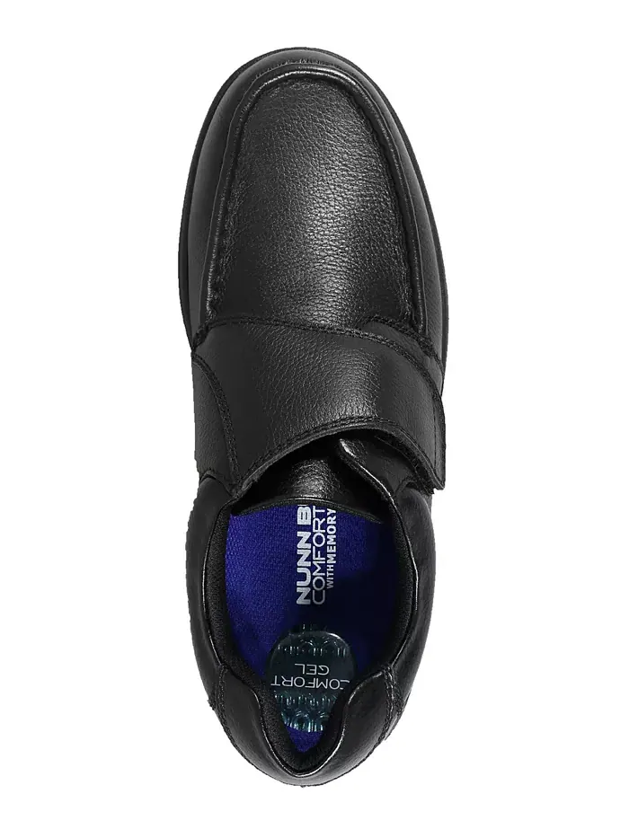 Мужские лоферы Cam-Strap Moc-Toe на легкой подошве Nunn Bush — изображение 3 из 7, черный