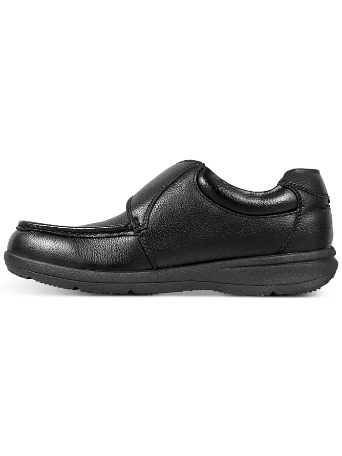 Мужские лоферы Cam-Strap Moc-Toe на легкой подошве Nunn Bush — изображение 7 из 7, черный