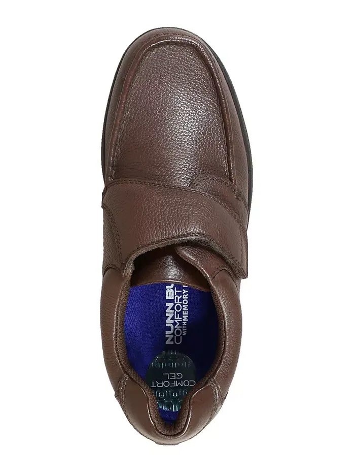 Мужские лоферы Cam-Strap Moc-Toe на легкой подошве Nunn Bush — изображение 3 из 7, коричневый