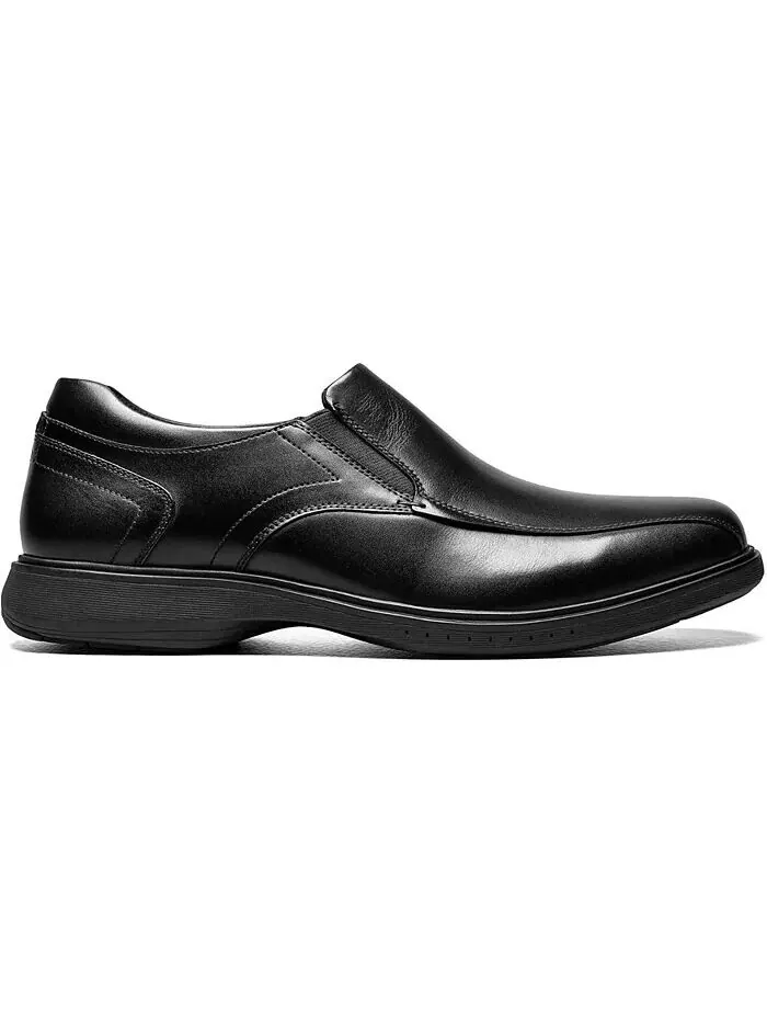 Мужские мокасины Kore Pro Bicycle Toe Slip-On с технологией Comfort Nunn Bush — изображение 2 из 7, черный