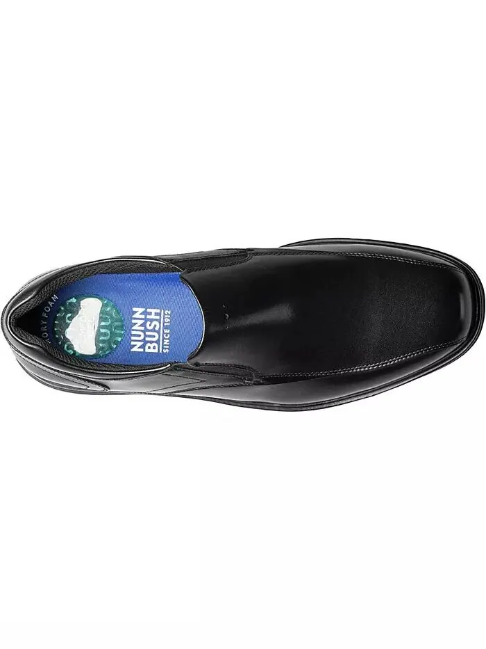 Мужские мокасины Kore Pro Bicycle Toe Slip-On с технологией Comfort Nunn Bush — изображение 4 из 7, черный