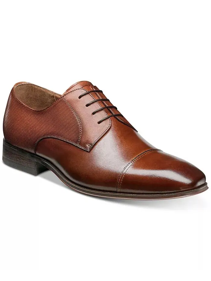 Мужские оксфорды Calipa Cap-Toe Florsheim — изображение 1 из 8, коричневый