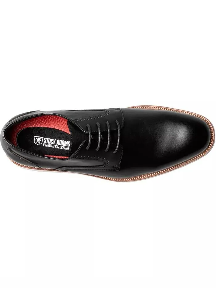 Мужские оксфорды Wescott Plain Toe Stacy Adams — изображение 6 из 8, черный