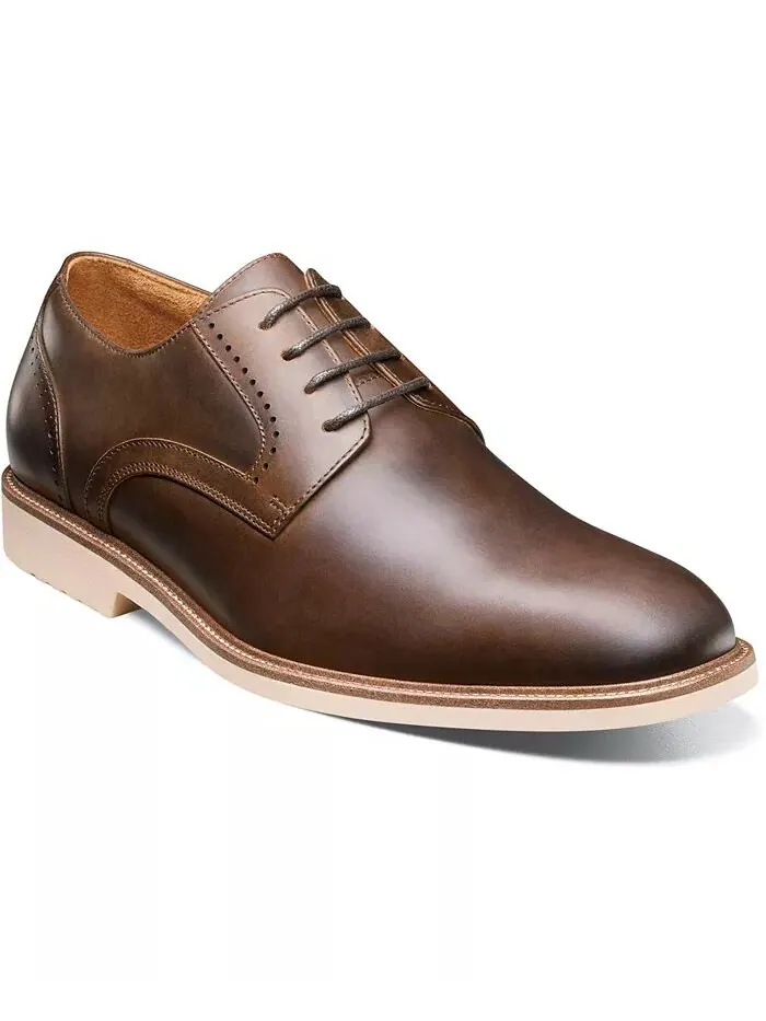 Мужские оксфорды Wescott Plain Toe Stacy Adams — изображение 1 из 15, коричневый
