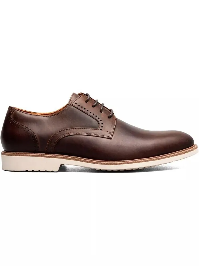 Мужские оксфорды Wescott Plain Toe Stacy Adams — изображение 3 из 15, коричневый