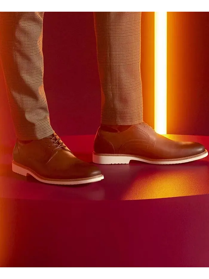 Мужские оксфорды Wescott Plain Toe Stacy Adams — изображение 9 из 15, коричневый