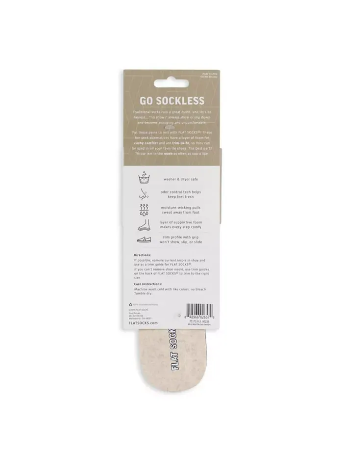 Туфли Women's Flat Socks Foot Petals — изображение 2 из 5, бежевый