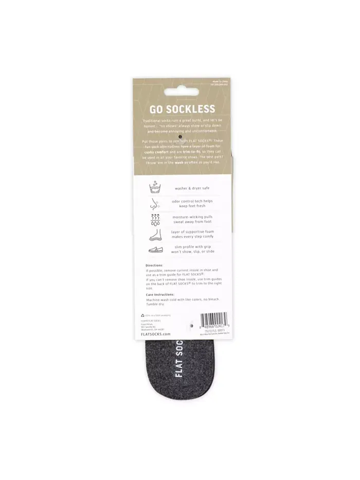 Туфли Women's Flat Socks Foot Petals — изображение 2 из 6, темный серый