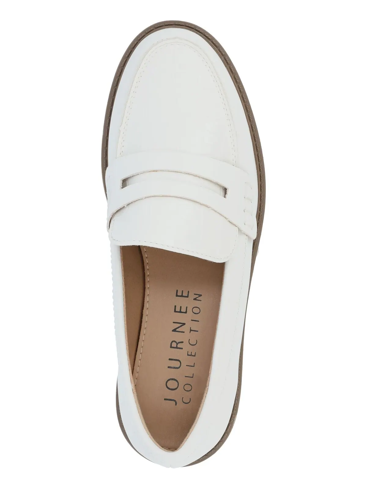 Женские лоферы Kenly Penny Penny Journee Collection — изображение 4 из 8, белый