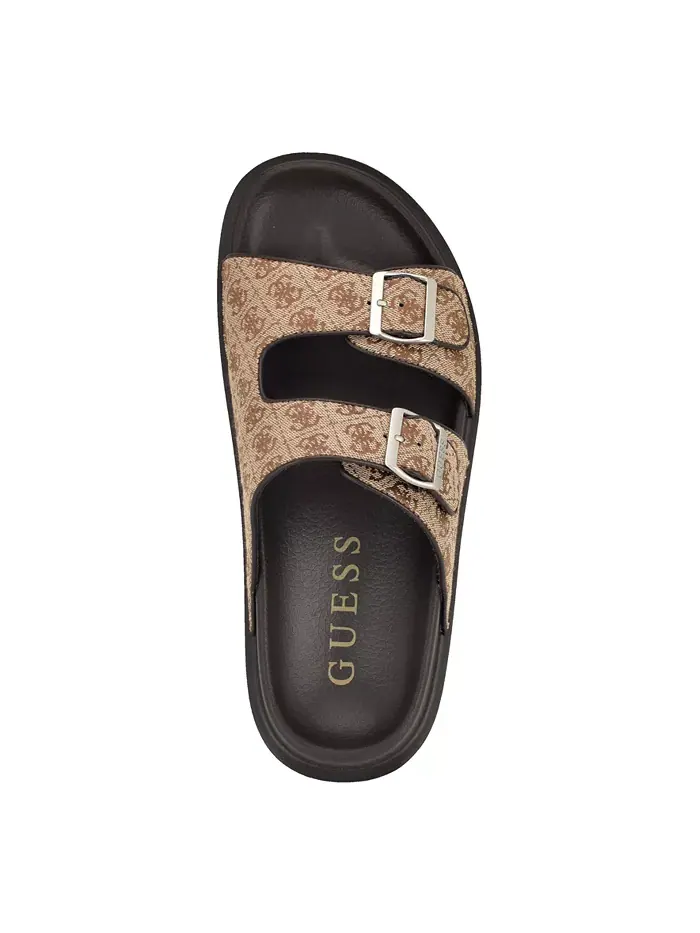 Мужские модные шлепанцы Verone с двойным ремешком GUESS — изображение 4 из 9