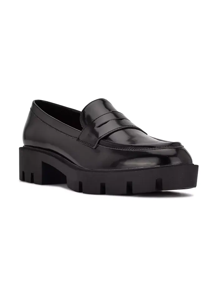 Женские пенни-лоферы Maibel на массивной подошве Nine West — изображение 1 из 5, черный