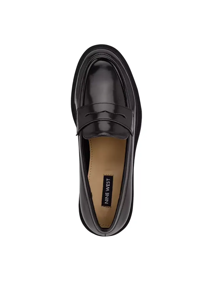 Женские пенни-лоферы Maibel на массивной подошве Nine West — изображение 4 из 5, черный