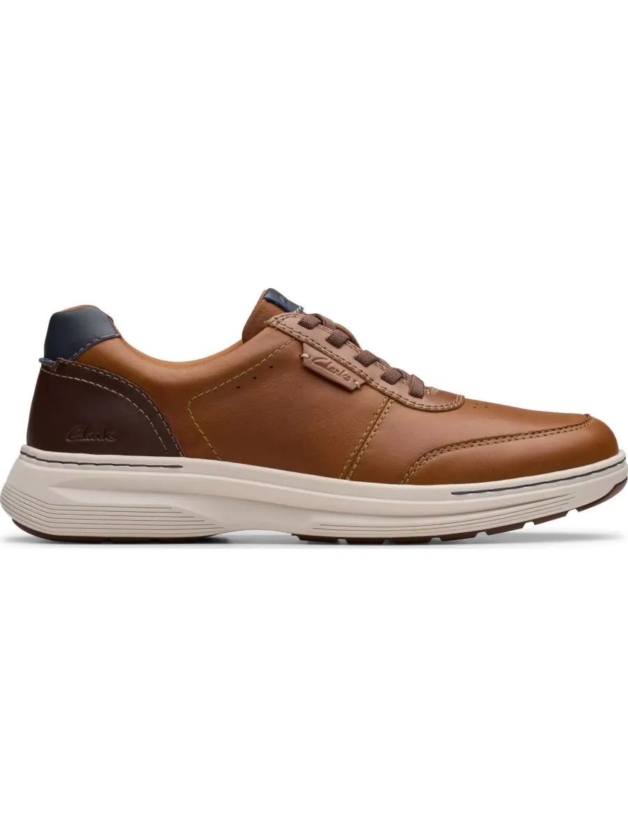 Кроссовки мужские Clarks Craftwell, повседневные, на шнуровке — изображение 2 из 7, бежевый