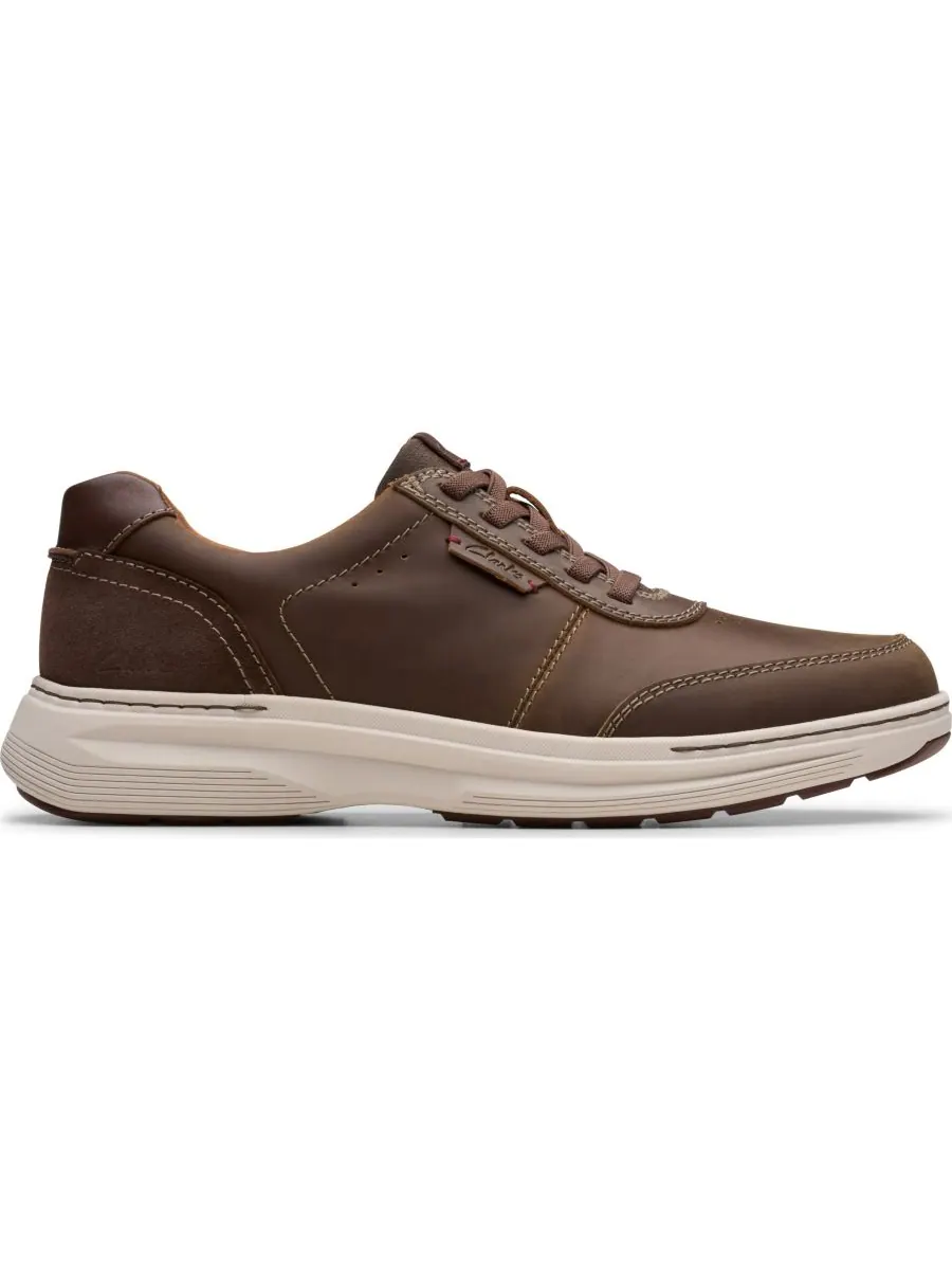 Мужские повседневные кроссовки Craftwell на шнуровке Clarks — изображение 2 из 10, бежевый