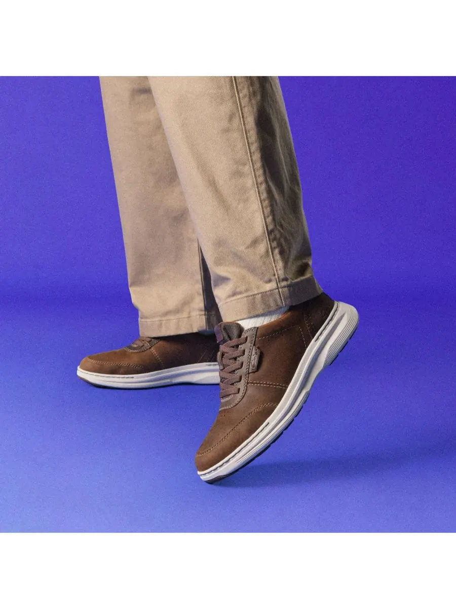 Мужские повседневные кроссовки Craftwell на шнуровке Clarks — изображение 6 из 10, бежевый