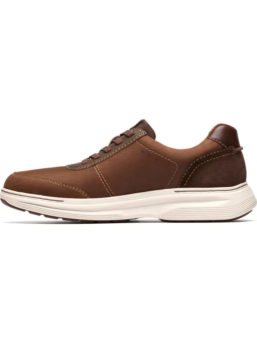Мужские повседневные кроссовки Craftwell на шнуровке Clarks — изображение 8 из 10, бежевый