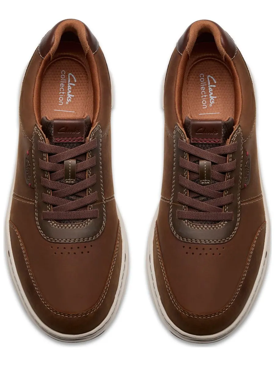 Мужские повседневные кроссовки Craftwell на шнуровке Clarks — изображение 9 из 10, бежевый