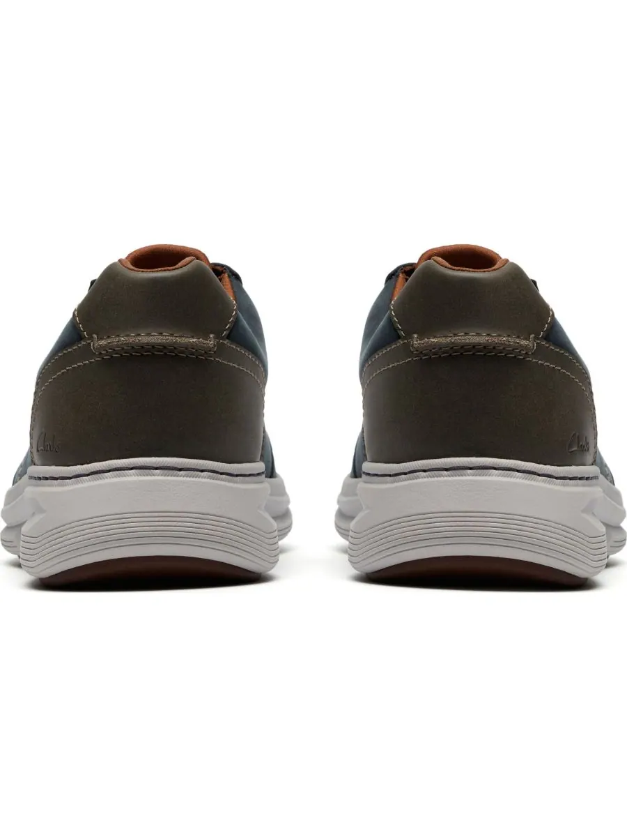 Кроссовки мужские Clarks Craftwell, повседневные, на шнуровке — изображение 6 из 7, темно-синий