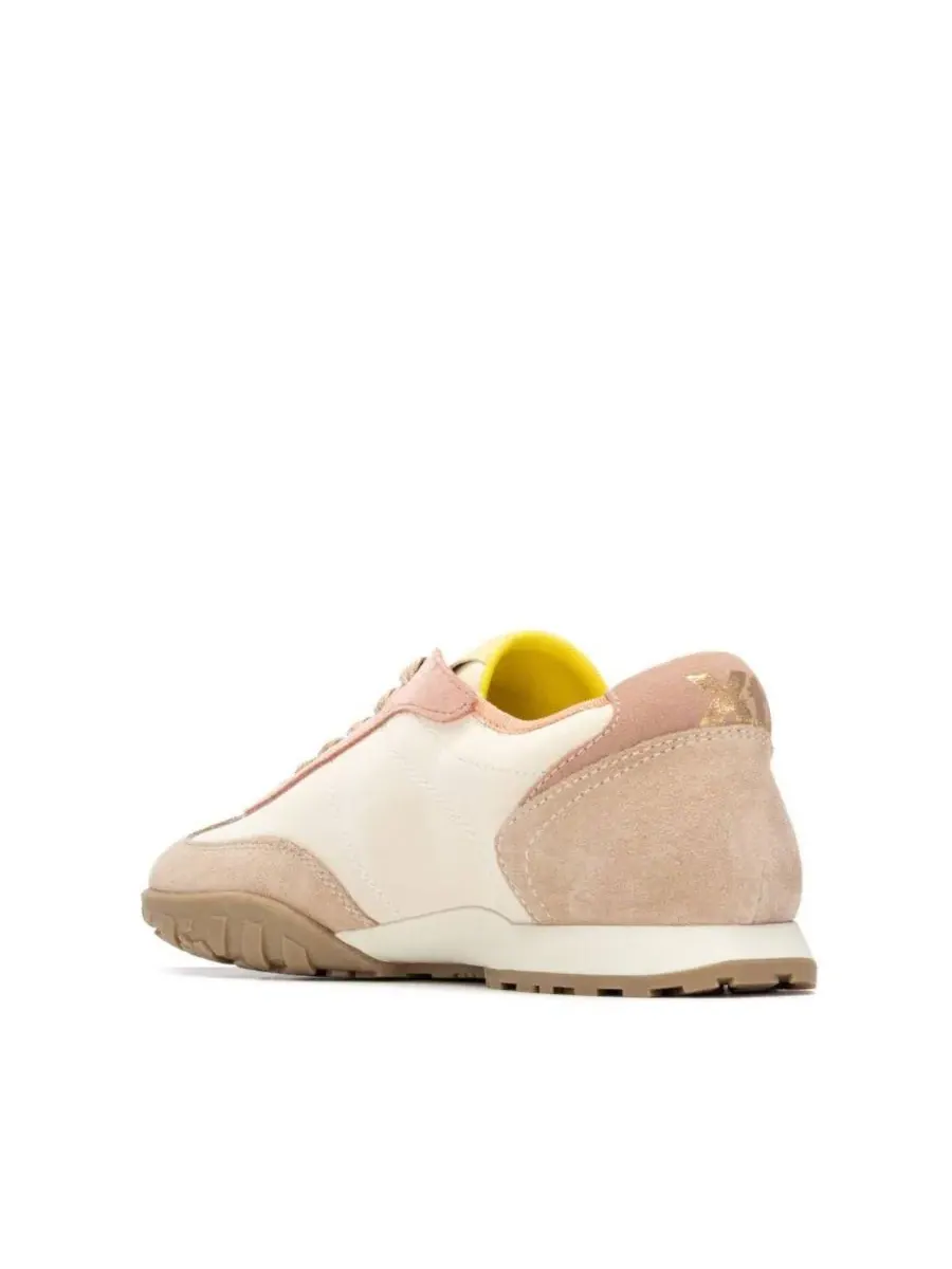 Женские повседневные замшевые кроссовки на шнуровке XTI — изображение 3 из 4, бежевый
