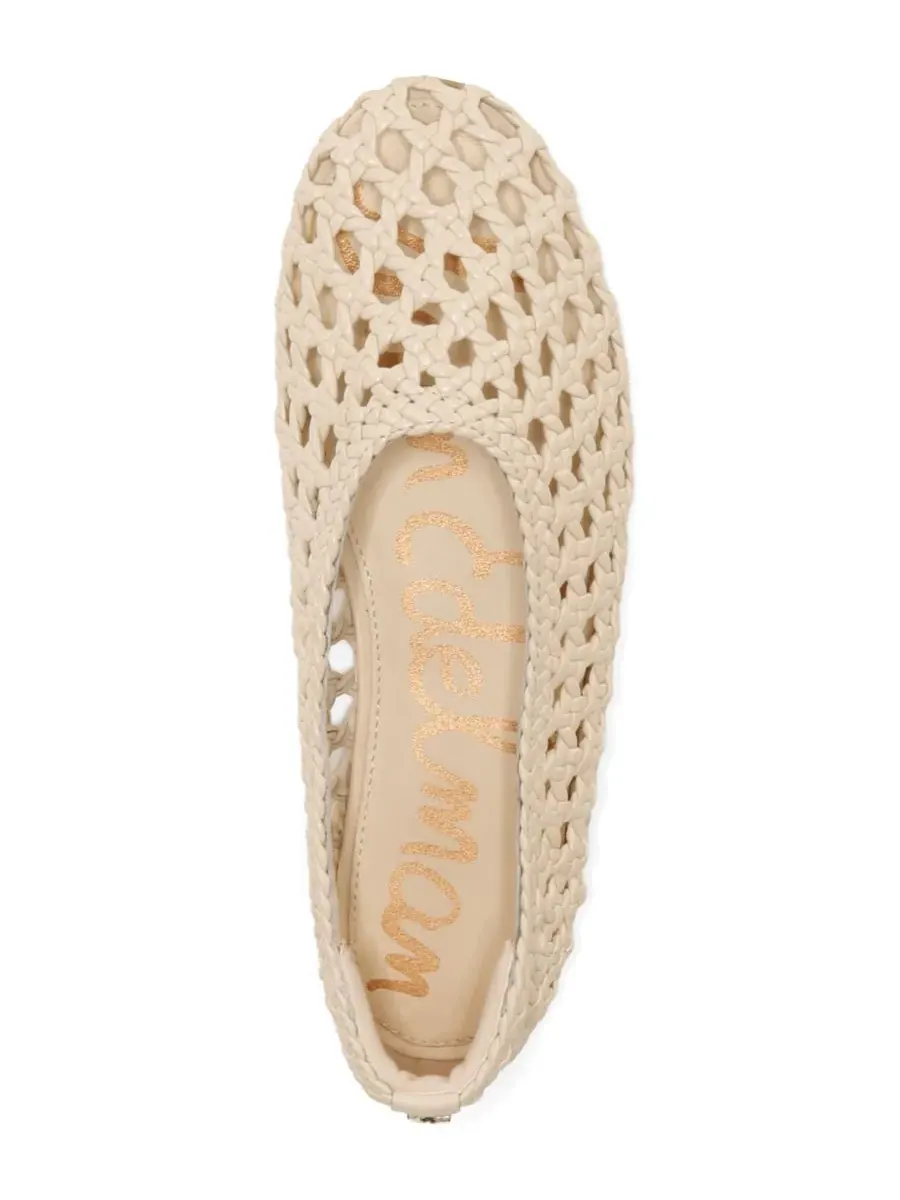 Женские балетки Шира Sam Edelman, айвори — изображение 4 из 5, белый