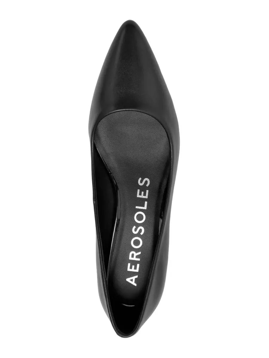 Женские туфли-лодочки Rana на низком каблуке Aerosoles — изображение 4 из 6, черный
