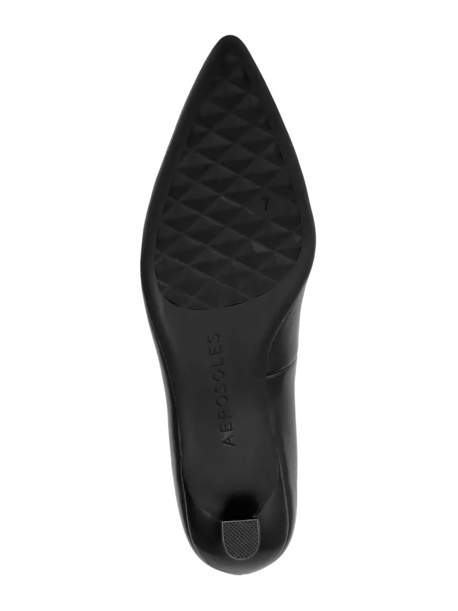 Женские туфли-лодочки Rana на низком каблуке Aerosoles — изображение 5 из 6, черный