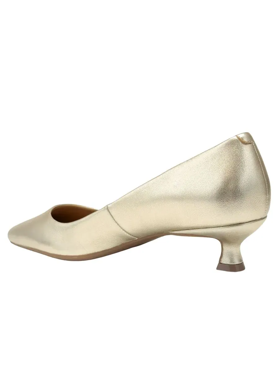 Женские туфли-лодочки Rana на низком каблуке Aerosoles — изображение 6 из 6, золотистый