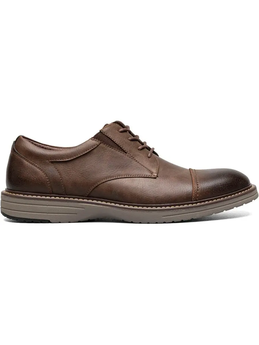 Мужские оксфорды Gates с мыском Cap Toe Nunn Bush — изображение 4 из 7, коричневый мульти