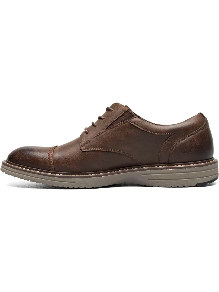 Мужские оксфорды Gates с мыском Cap Toe Nunn Bush — изображение 5 из 7, коричневый мульти