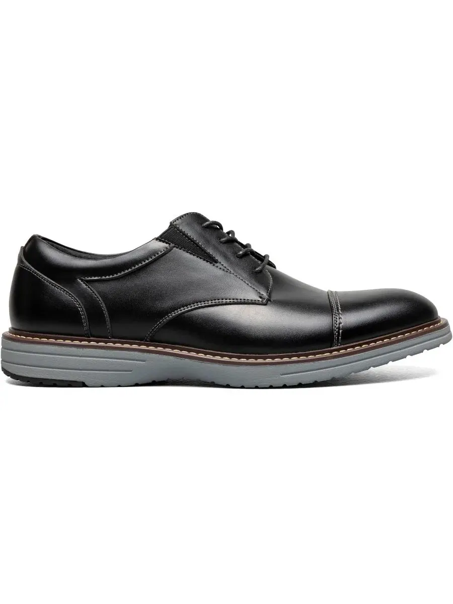 Мужские оксфорды Gates с мыском Cap Toe Nunn Bush — изображение 4 из 7, черный мульти