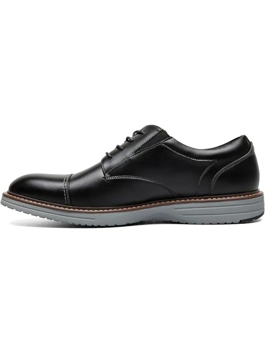 Мужские оксфорды Gates с мыском Cap Toe Nunn Bush — изображение 5 из 7, черный мульти