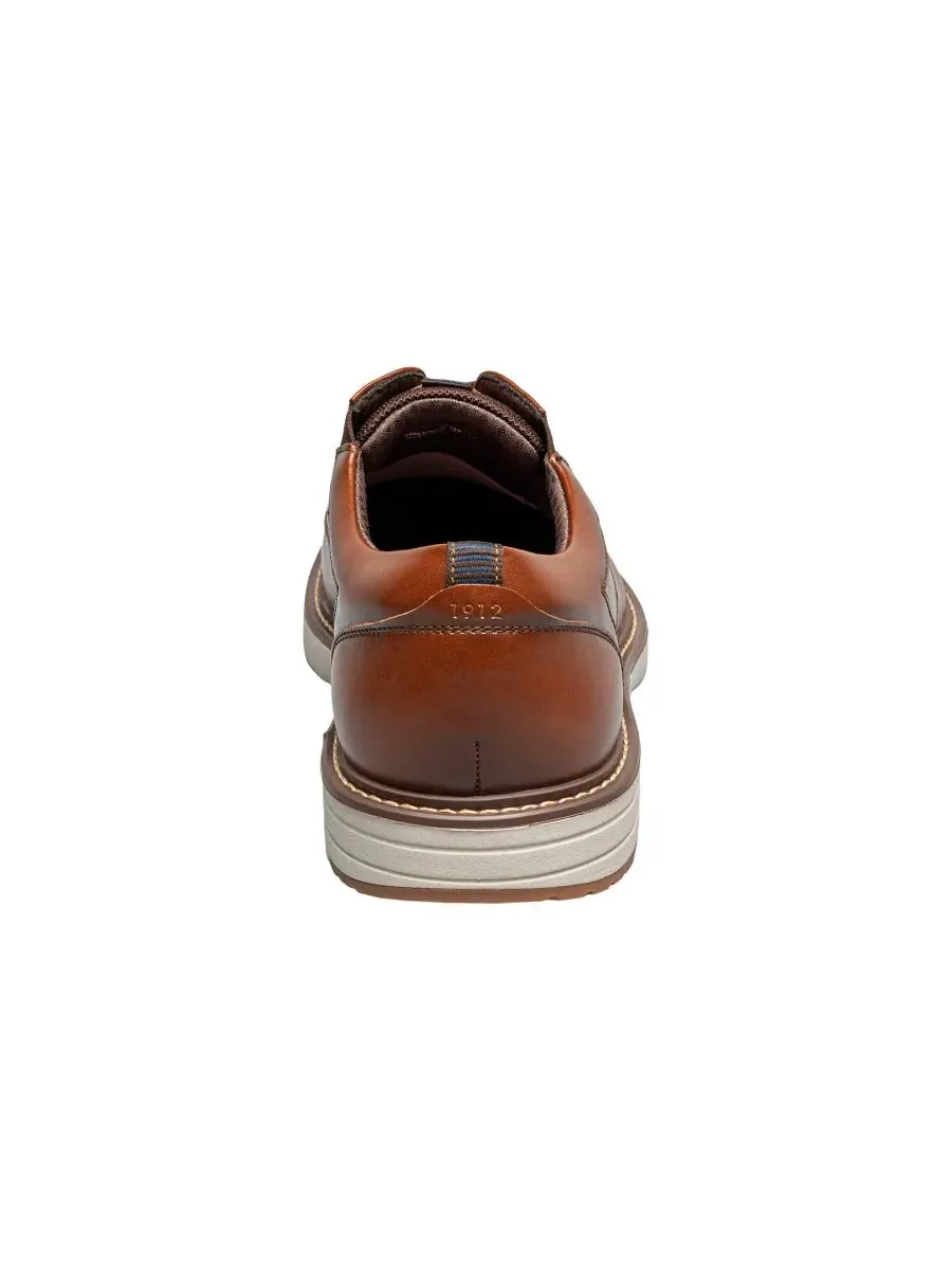 Мужские оксфорды Gates с мыском Cap Toe Nunn Bush — изображение 3 из 7, коньячный мульти